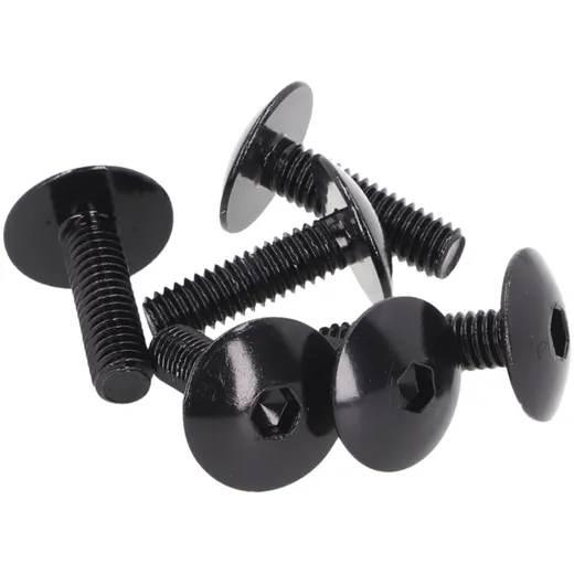 Bolzen Schraubensatz 6 Stück Verkleidung schwarz - M6x20 VC39469