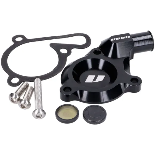 water pump cover VOCA CNC black for Derbi D50B VCR-RD09.DERB/BK