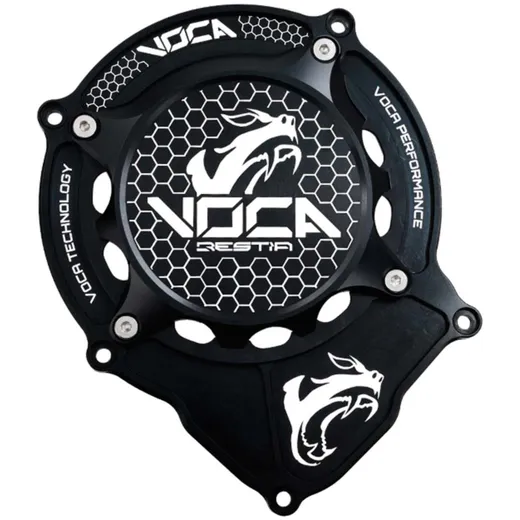 Zündungsdeckel Voca CNC schwarz für Minarelli AM6 VCR-RD1018_1