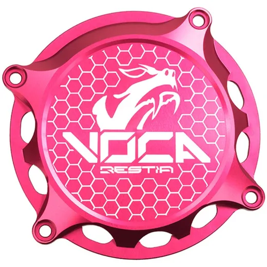 Zündungsdeckel Voca CNC pink für Minarelli AM6 VCR-RD10188COVER2/PI
