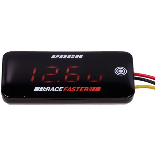 Temperaturanzeige Voltmeter Voca V-TEMP (Touch) 0-120ºC 8-18V rot VCR-RD11VOTEMP/RE