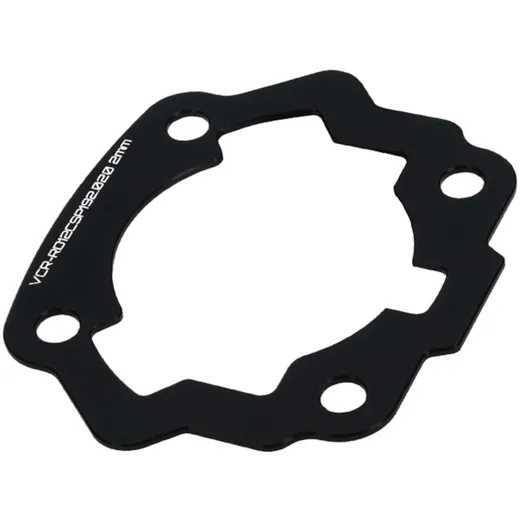 Spacer / Distanzplatte Zylinderfuß Voca CNC 50ccm 2mm für Derbi Euro2 VCR-RD12CSP192.020 Spacer / Distanzplatte Zylinderfuß Voca CNC 50ccm 2mm für Derbi Euro2 VCR-RD12CSP192.020