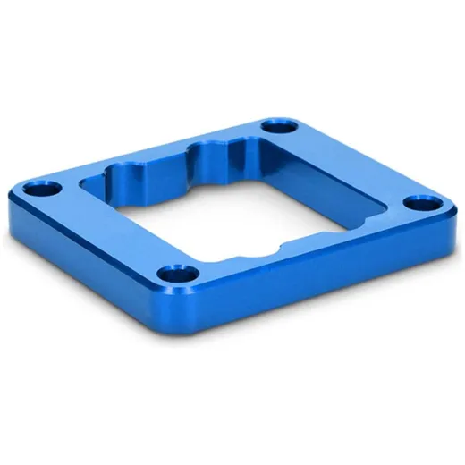 Spacer / Distanzplatte Membranblock Voca CNC 10mm blau für Yamaha DT 50 VCR-RD13.SPC.130.BL