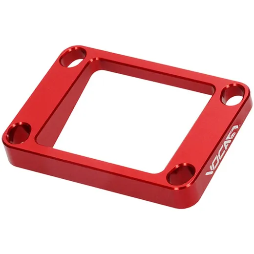 Spacer / Distanzplatte Membranblock Voca CNC 5° 5mm rot für Derbi AM6 50 VCR-RD13SPCDA0505/RE Spacer / Distanzplatte Membranblock Voca CNC 5° 5mm rot für Derbi AM6 50 VCR-RD13SPCDA0505/RE