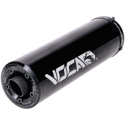 Rear silencer Voca Racing black 80cc VCR-RD30200.01/BK