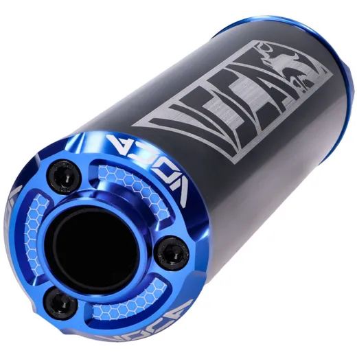 Rear silencer Voca Racing 60x200mm blue 50-80cc for D50B0, E_3