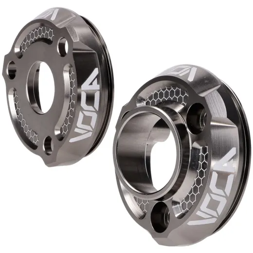 Endschalldämpfer-Endkappe Voca Racing grau VCR-RD304CNC/AL_2
