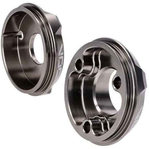 Endschalldämpfer-Endkappe Voca Racing grau VCR-RD304CNC/AL_3