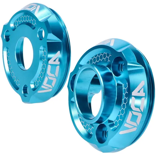 Endschalldämpfer-Endkappe Voca Racing türkis VCR-RD304CNC/CY_2