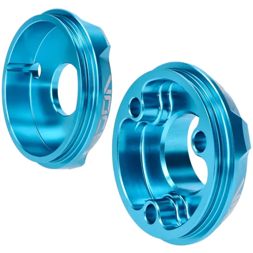 Endschalldämpfer-Endkappe Voca Racing türkis VCR-RD304CNC/CY_3