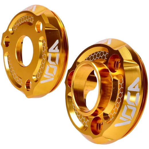 Rear silencer end cap Voca Racing gold VCR-RD304CNC/GO_2