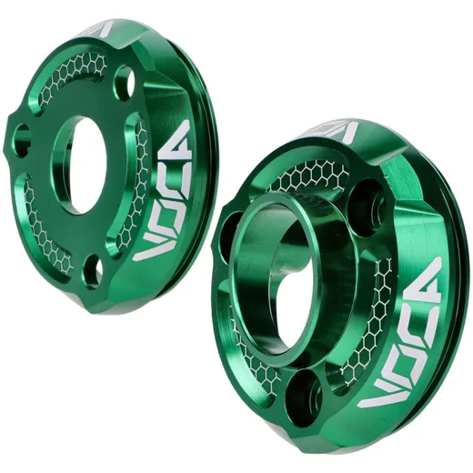 Endschalldämpfer-Endkappe Voca Racing grün VCR-RD304CNC/GR_2