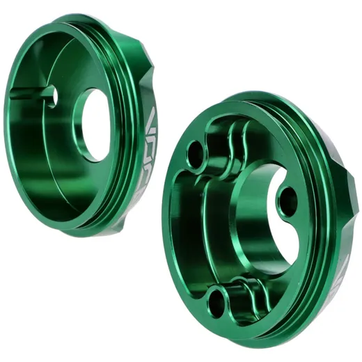 Endschalldämpfer-Endkappe Voca Racing grün VCR-RD304CNC/GR_3