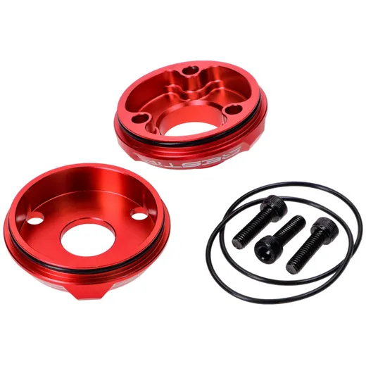 Endschalldämpfer-Endkappe Voca Racing rot VCR-RD304CNC/RE_1