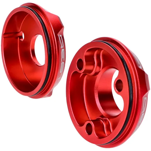 Endschalldämpfer-Endkappe Voca Racing rot VCR-RD304CNC/RE_3
