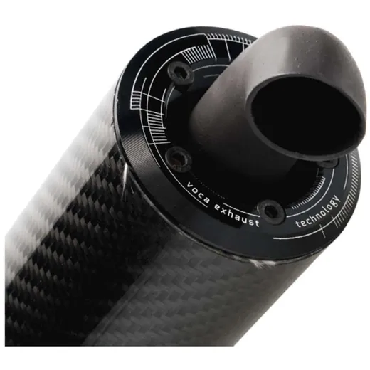 Rear silencer Voca Racing for Combat black 70cc VCR-RD40200._2