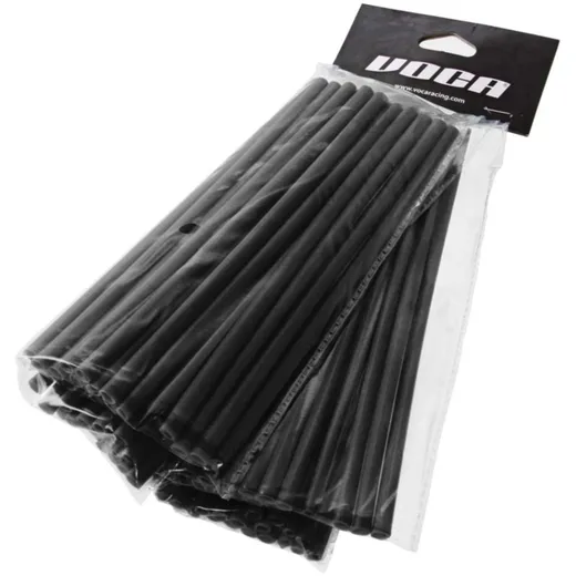 Speichencover Set VOCA 215mm vorn, 190mm hinten - je 38 Stück - schwarz VCR-SD200/BK Speichencover Set VOCA 215mm vorn, 190mm hinten - je 38 Stück - schwarz VCR-SD200/BK