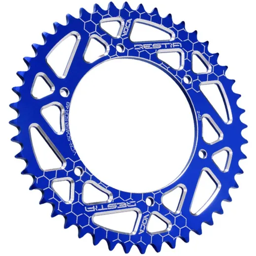Kettenrad Voca CNC 48 Zähne 420 blau für Derbi Senda SM, DRD VCR-SD450.SDA.48/BL