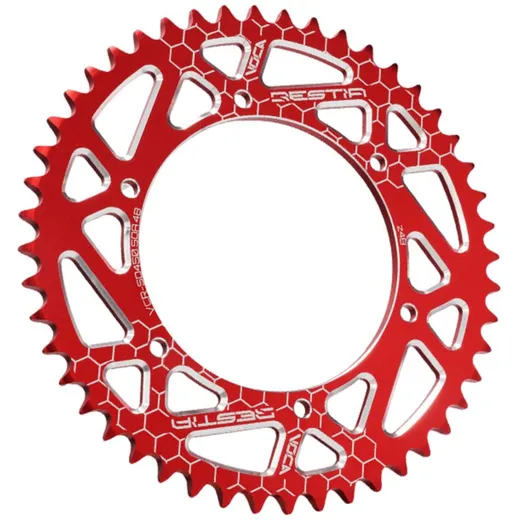 Kettenrad Voca CNC 48 Zähne 420 rot für Derbi Senda SM, DRD VCR-SD450.SDA.48/RE Kettenrad Voca CNC 48 Zähne 420 rot für Derbi Senda SM, DRD VCR-SD450.SDA.48/RE