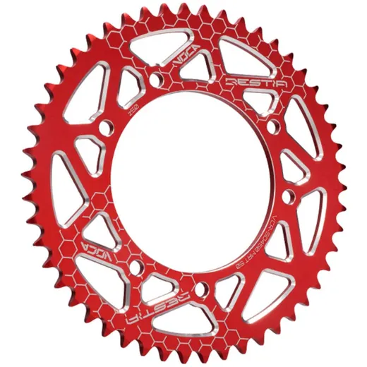 Kettenrad Voca CNC 50 Zähne 420 rot für Derbi Senda SM, DRD VCR-SD450.SDA.50/RE Kettenrad Voca CNC 50 Zähne 420 rot für Derbi Senda SM, DRD VCR-SD450.SDA.50/RE