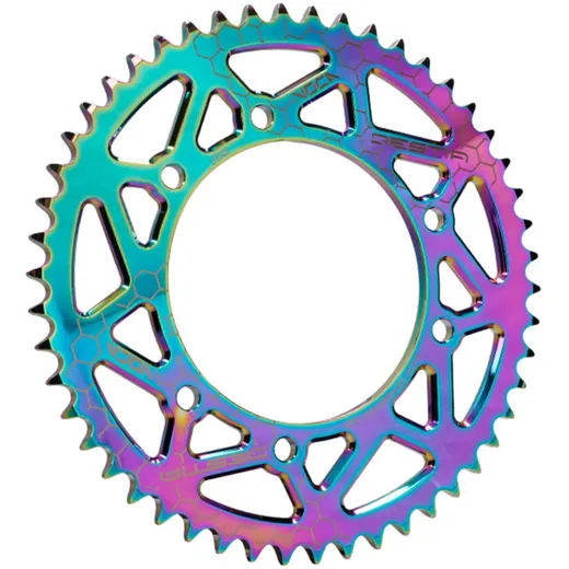 Kettenrad Voca CNC 50 Zähne 420 titan für Derbi Senda SM, DRD VCR-SD450.SDA.50/TI