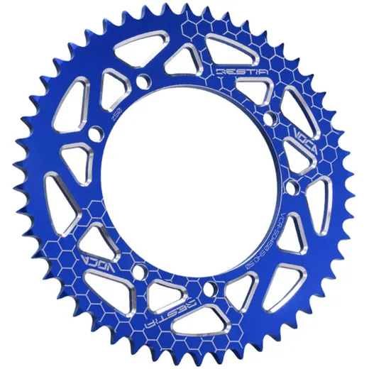 Kettenrad Voca CNC 50 Zähne 428 blau für Sherco Enduro, SM VCR-SD450.SHO.50/BL