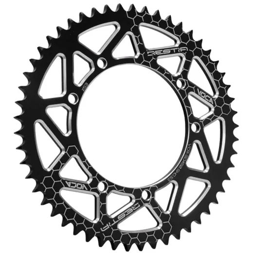 Kettenrad Voca CNC 53 Zähne 428 schwarz für Sherco Enduro, SM VCR-SD450.SHO.53/BK