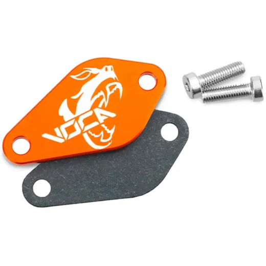 Ölpumpenabdeckung VOCA Style orange für Minarelli AM6, Derbi EBE, EBS, D50B VCR-SD70000/OR