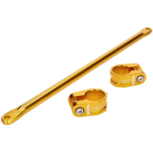 Handlebar clamp with handlebar stay VOCA Racing CNC gold VCR-SD900.RBK/GO Handlebar clamp with handlebar stay VOCA Racing CNC gold VCR-SD900.RBK/GO