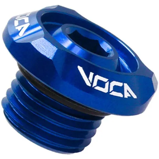 Öleinfüllschraube Voca Racing M14x1,5 blau für Minarelli liegend VCR-SD9166/BL