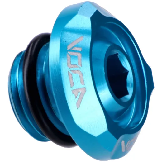 Öleinfüllschraube Voca Racing M14x1,5 türkis für Minarelli liegend VCR-SD9166/CY Öleinfüllschraube Voca Racing M14x1,5 türkis für Minarelli liegend VCR-SD9166/CY