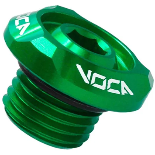 Öleinfüllschraube Voca Racing M14x1,5 grün für Minarelli liegend VCR-SD9166/GR