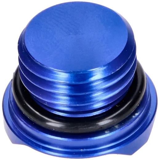 Oil filler plug VOCA V2 CNC blue for Minarelli AM, Generic, _1