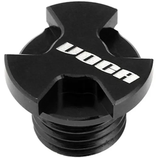 Öleinfüllschraube VOCA CNC schwarz für Derbi EBE, EBS, D50B VCR-SD9192/BK