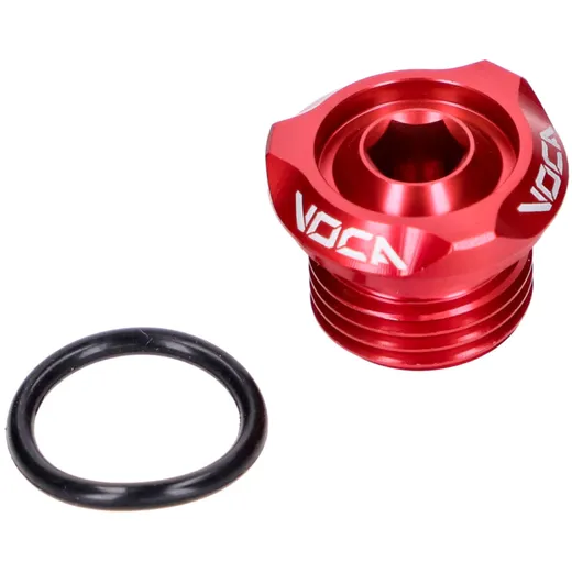 Öleinfüllschraube VOCA V2 CNC rot für Derbi EBE, EBS, D50B VCR-SD9192.V2/RE