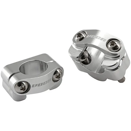 handlebar clamp kit VOCA HB28 CNC 22-28 - silver color VCR-SD960/AL