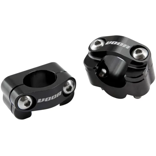 handlebar clamp kit VOCA HB28 CNC 22-28 - black VCR-SD960/BK