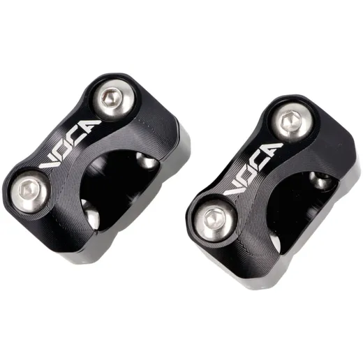 Handlebar clamp adapter VOCA V2 HB28 CNC 22mm to 28mm - black VCR-SD960.V2/BK