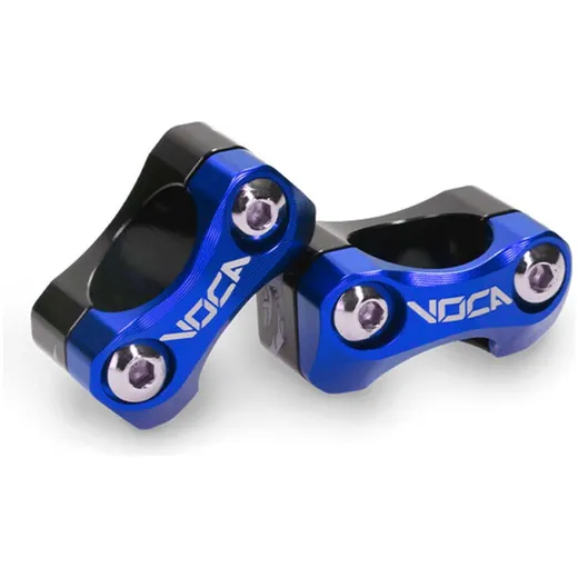 Handlebar clamp Handlebar mounting kit VOCA V2 HB28 CNC 22-28 - blue VCR-SD960.V2/BL