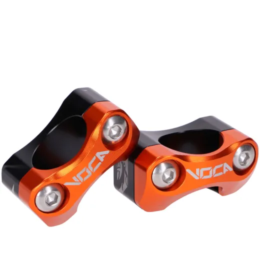 Handlebar clamp Handlebar mounting kit VOCA V2 HB28 CNC 22-28 - orange VCR-SD960.V2/OR Handlebar clamp Handlebar mounting kit VOCA V2 HB28 CNC 22-28 - orange VCR-SD960.V2/OR