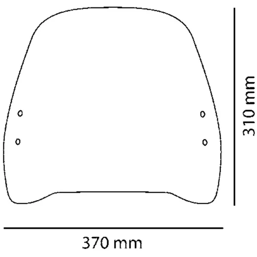 windshield Puig Trafic transparent / clear for Honda SH Scoo_2