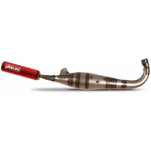 Auspuff Yasuni rot für Peugeot 103 SP/Vogue YA1001-2TE