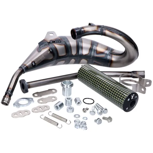 Auspuff Yasuni Cross HM MAX Carbon / Aramid Design für Aprilia RX, SX, Derbi R, SM, Gilera RCR, SMT YA233TCK