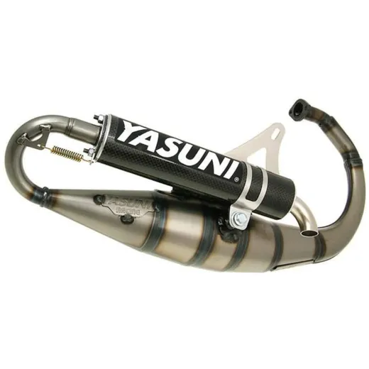 Auspuff Yasuni Scooter R Carbon für Minarelli stehend YA307C