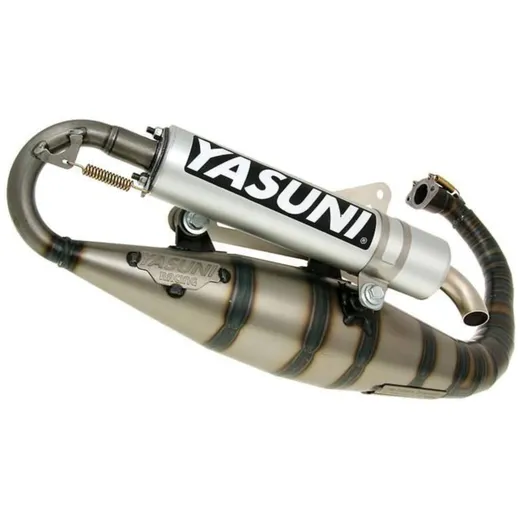 Auspuff Yasuni Carrera 16 Aluminium für Minarelli stehend YA308 Auspuff Yasuni Carrera 16 Aluminium für Minarelli stehend YA308