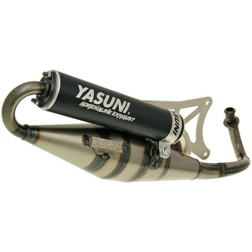 Schalldämpfer Auspuff Yasuni Scooter Z schwarz für Piaggio YA418B Schalldämpfer Auspuff Yasuni Scooter Z schwarz für Piaggio YA418B