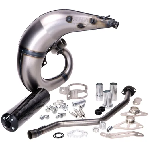 Auspuff Yasuni Cross ML Carbon für Yamaha DT50, MBK X-Limit, Peugeot, Malaguti, Motorhispania YA807TC-25 Auspuff Yasuni Cross ML Carbon für Yamaha DT50, MBK X-Limit, Peugeot, Malaguti, Motorhispania YA807TC-25