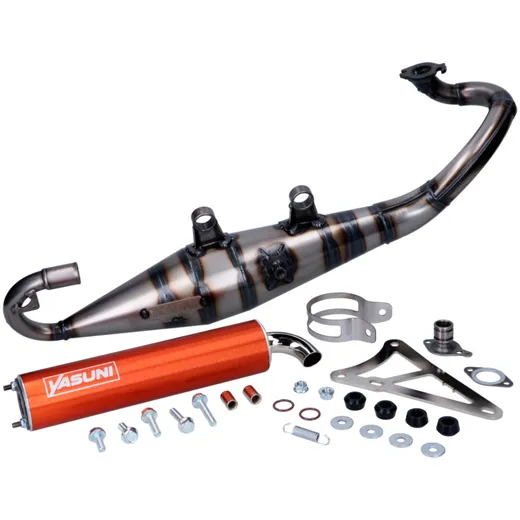 Exhaust Yasuni R-PRO orange for Minarelli horizontal YA902N-RPRO Exhaust Yasuni R-PRO orange for Minarelli horizontal YA902N-RPRO
