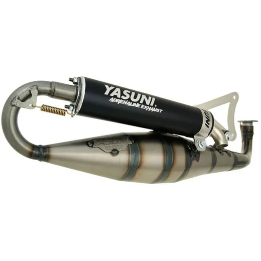 Schalldämpfer Auspuff Yasuni Carrera 16 schwarz für Minarelli liegend YA906B