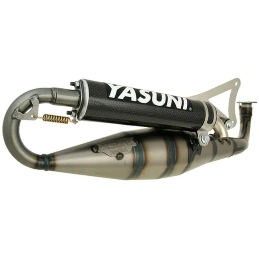 exhaust Yasuni Carrera 16 carbon for Minarelli horizontal YA906C exhaust Yasuni Carrera 16 carbon for Minarelli horizontal YA906C